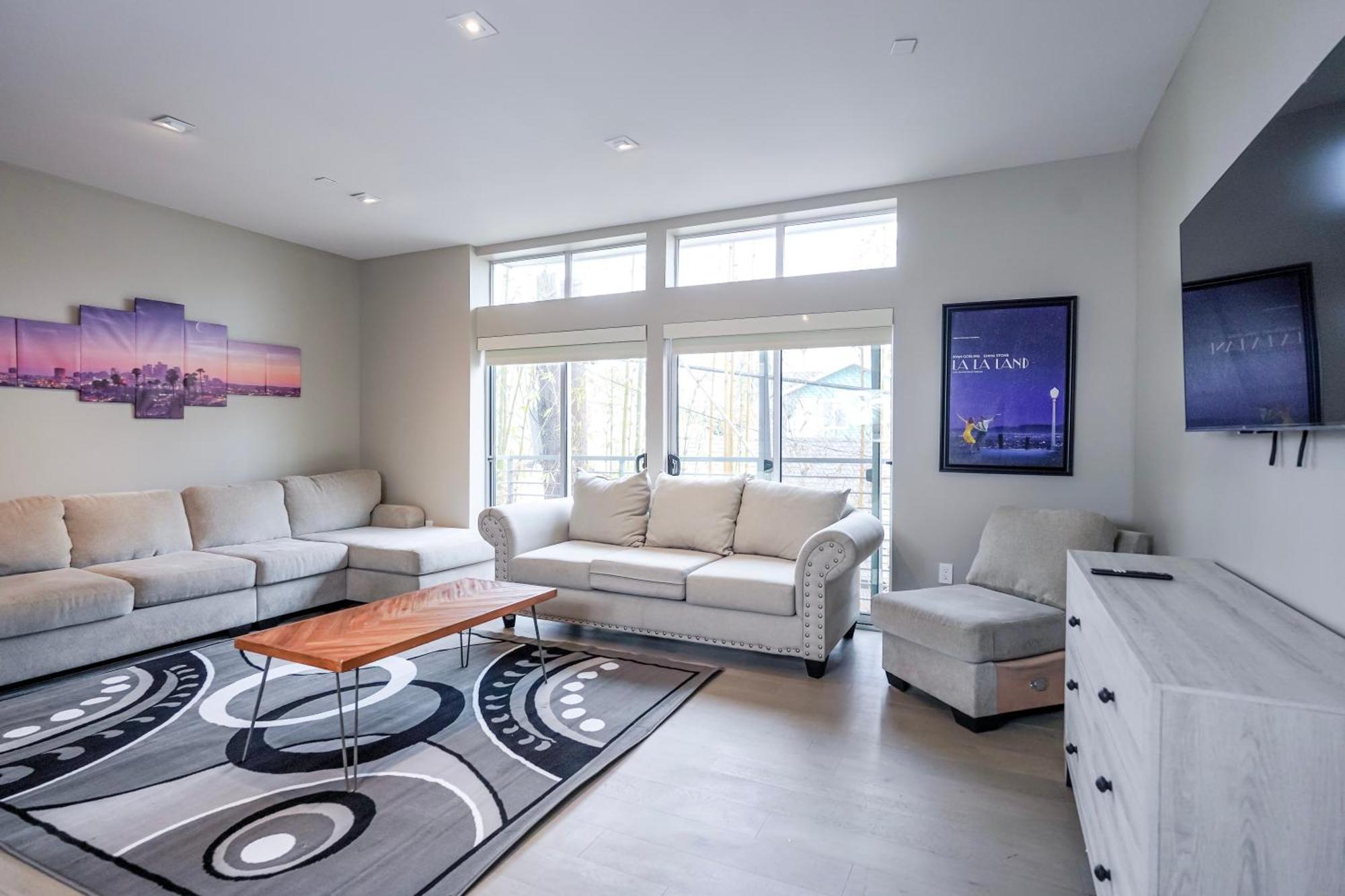 Hollywood Central Townhomes With Dtla View, Hollywood Sign Pvt Rooftop Los Angeles Exterior photo