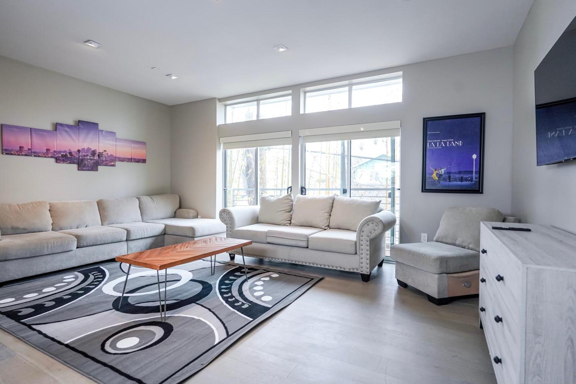 Hollywood Central Townhomes With Dtla View, Hollywood Sign Pvt Rooftop Los Angeles Exterior photo