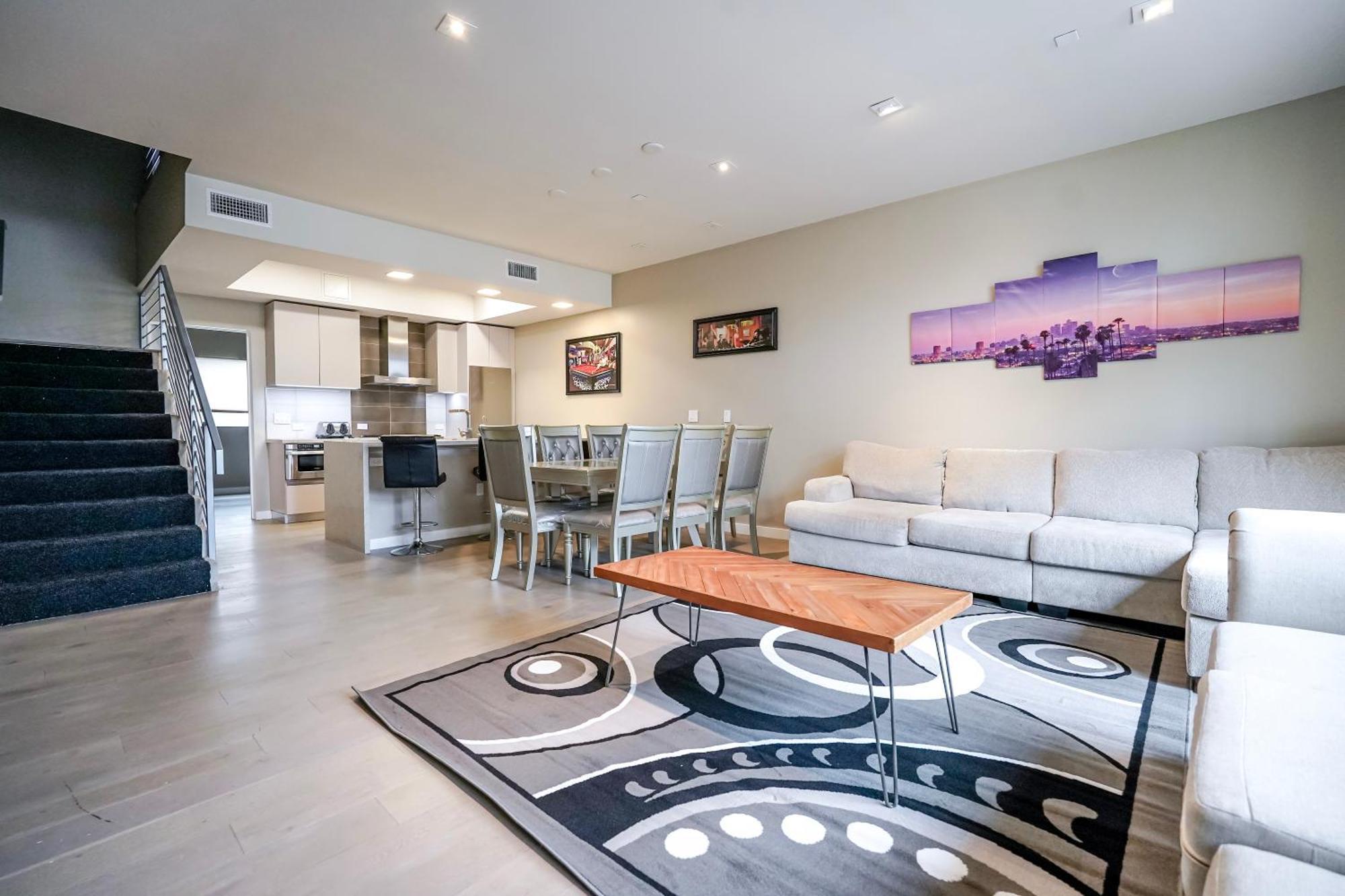 Hollywood Central Townhomes With Dtla View, Hollywood Sign Pvt Rooftop Los Angeles Exterior photo