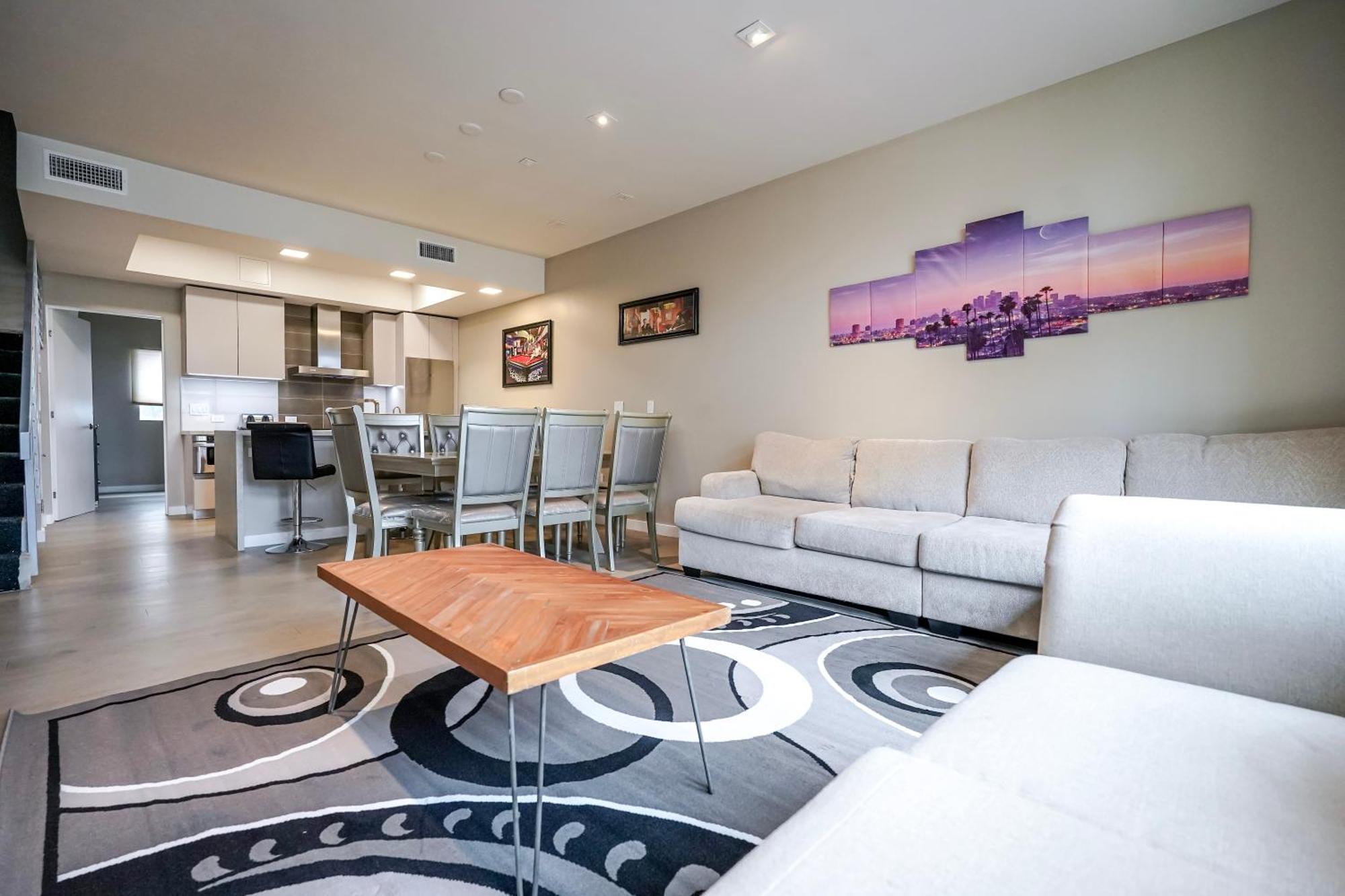 Hollywood Central Townhomes With Dtla View, Hollywood Sign Pvt Rooftop Los Angeles Exterior photo