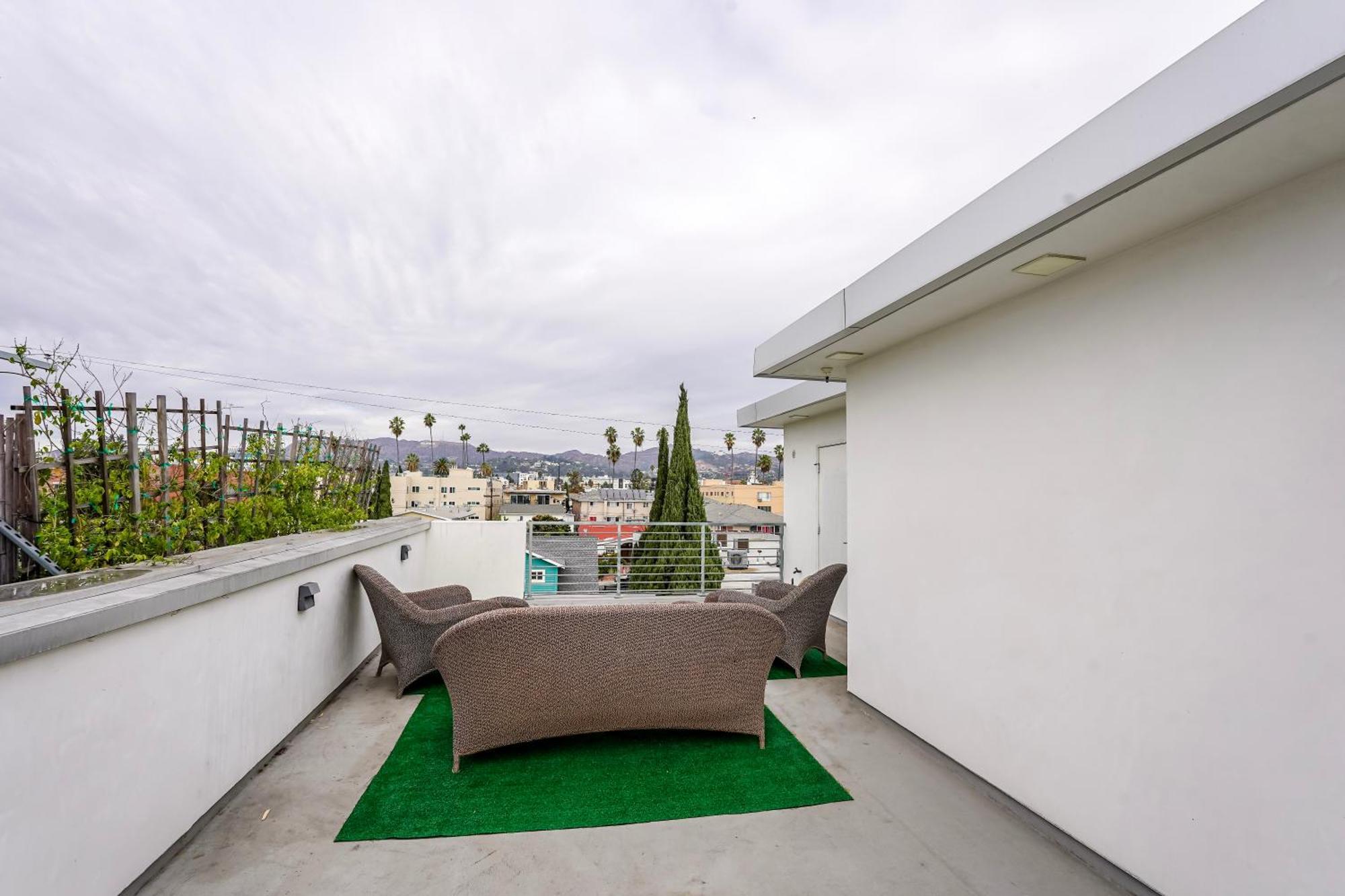 Hollywood Central Townhomes With Dtla View, Hollywood Sign Pvt Rooftop Los Angeles Exterior photo